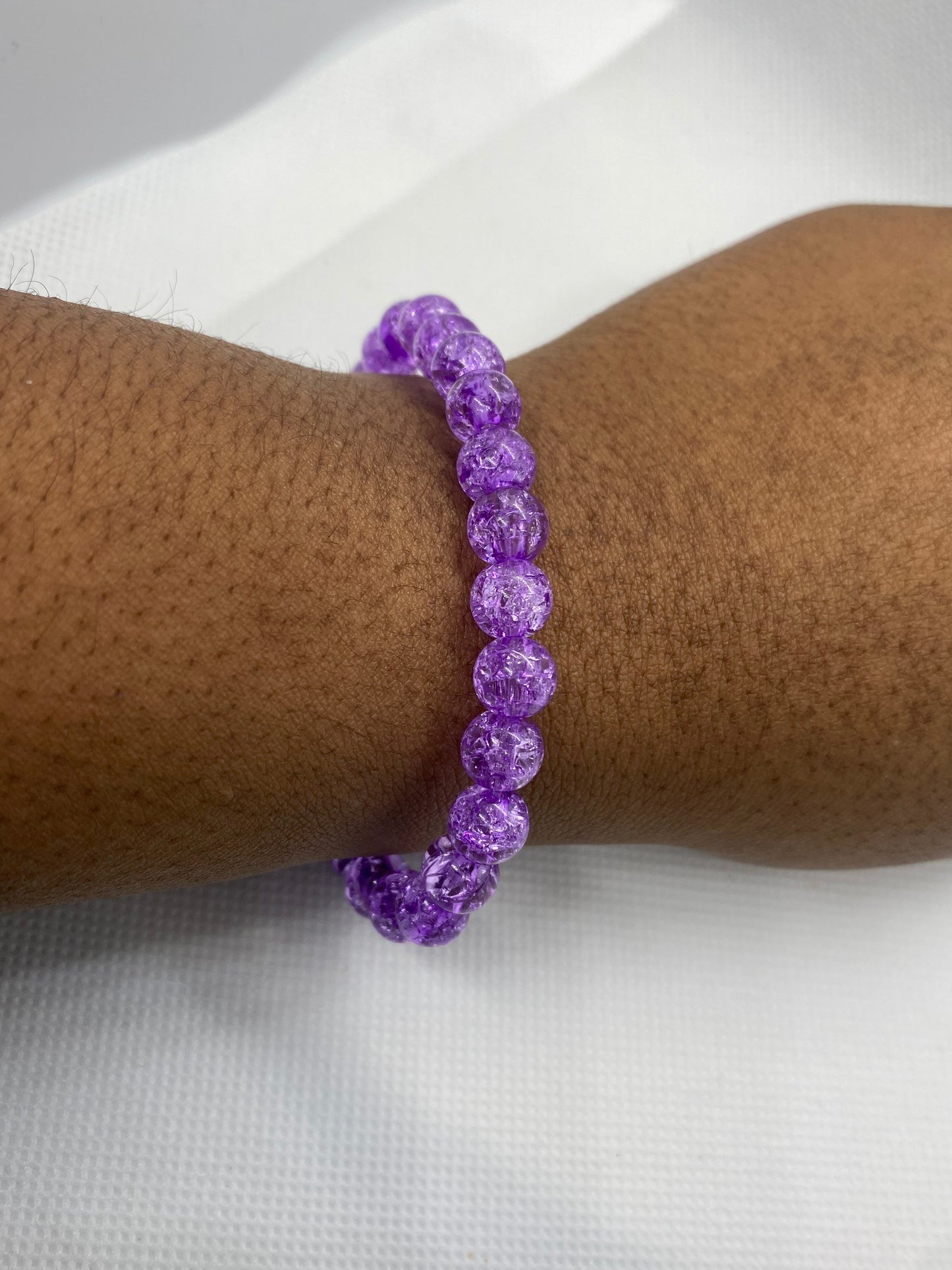 Crackle Beaded Bracelet